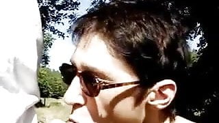 Granny Head #31 GILF with Shades sucking Swedish BWC