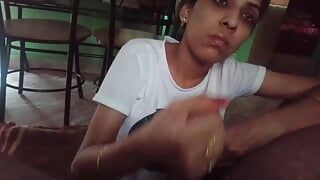 DESI SHY COLLEGE GIRL FIRST TIME BLOWJOB TILL CUM