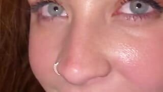 Girl give blowjob and gets fucked in her ass